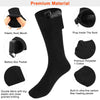 Unisex Electric Heated Socks Rechargeable Battery Heated Socks Winter Warm Thermal Socks - Carbone's Marketplace