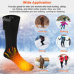 Unisex Electric Heated Socks Rechargeable Battery Heated Socks Winter Warm Thermal Socks - Carbone's Marketplace