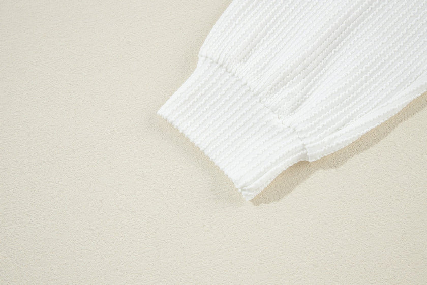 US Flag Corded Long Sleeve Sweatshirt - Carbone's Marketplace