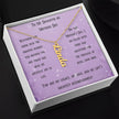Vertical Name Necklace - Carbone's Marketplace