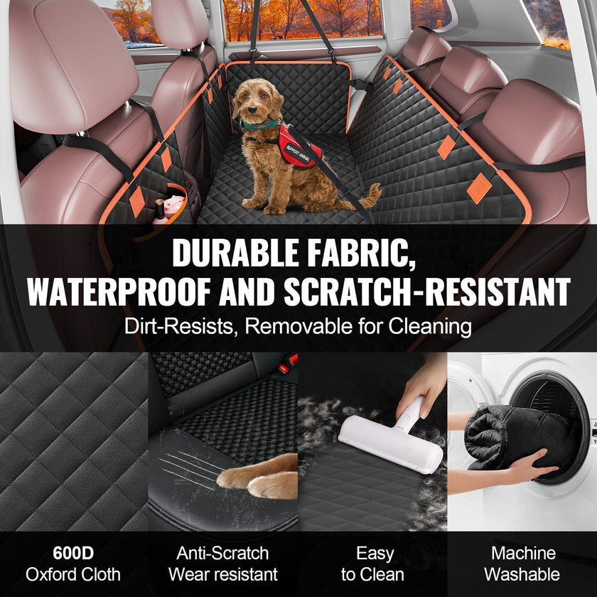 VEVOR 51.2 x 27.6 in Dog Car Seat Cover for Back Seat Waterproof 600D for SUV - Carbone's Marketplace