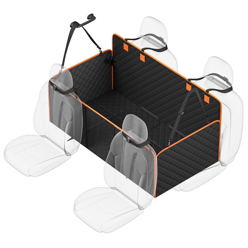 VEVOR 51.2 x 27.6 in Dog Car Seat Cover for Back Seat Waterproof 600D for SUV - Carbone's Marketplace