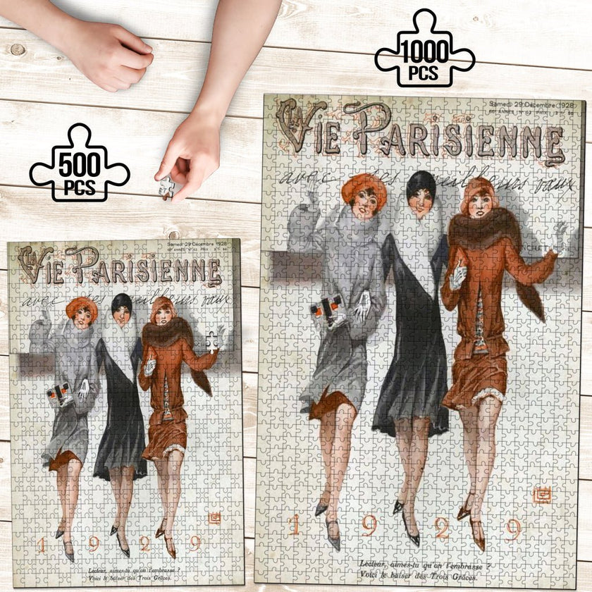 Vie Parisienne Vintage Jigsaw Puzzle - Carbone's Marketplace