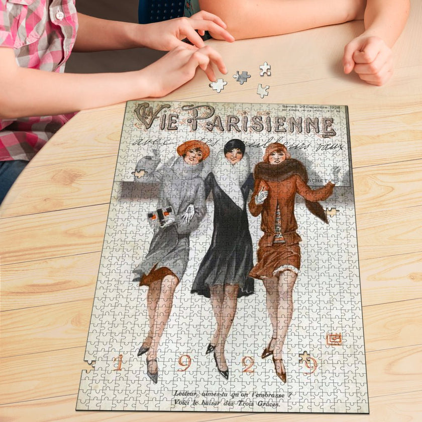 Vie Parisienne Vintage Jigsaw Puzzle - Carbone's Marketplace