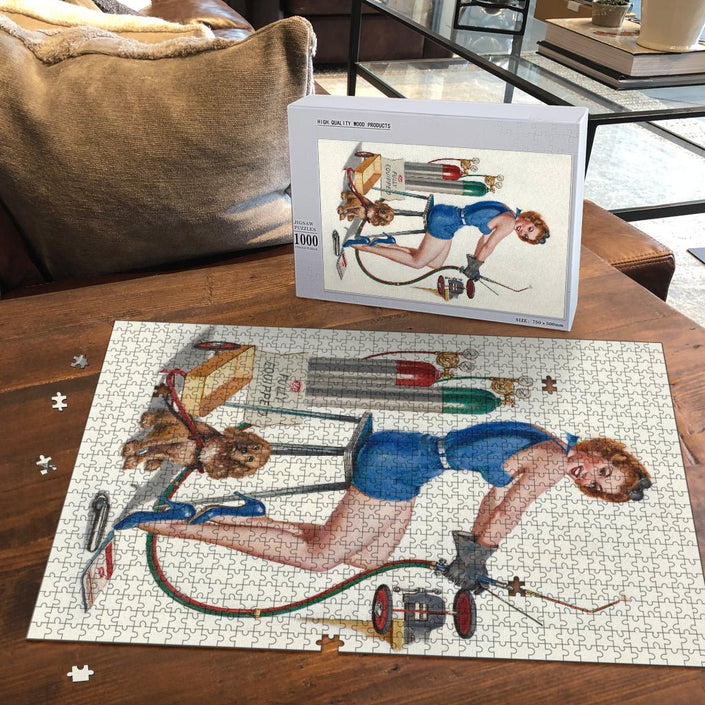 Vintage Pinup Jigsaw Puzzle - Carbone's Marketplace