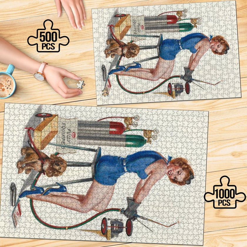 Vintage Pinup Jigsaw Puzzle - Carbone's Marketplace