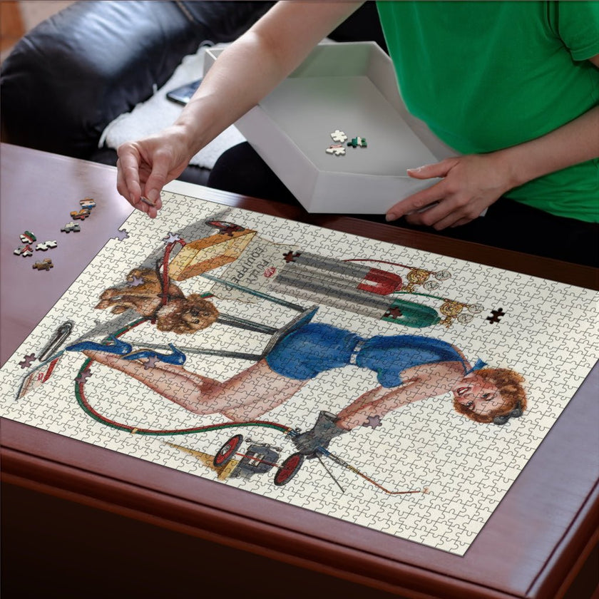Vintage Pinup Jigsaw Puzzle - Carbone's Marketplace