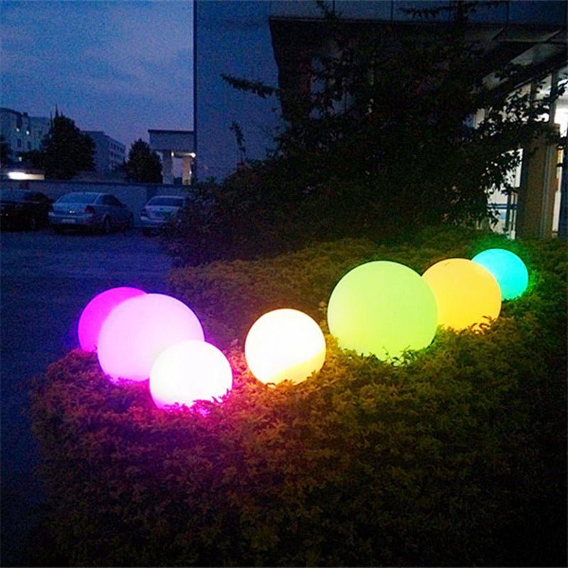 Waterproof LED Garden Ball Lights - Carbone's Marketplace