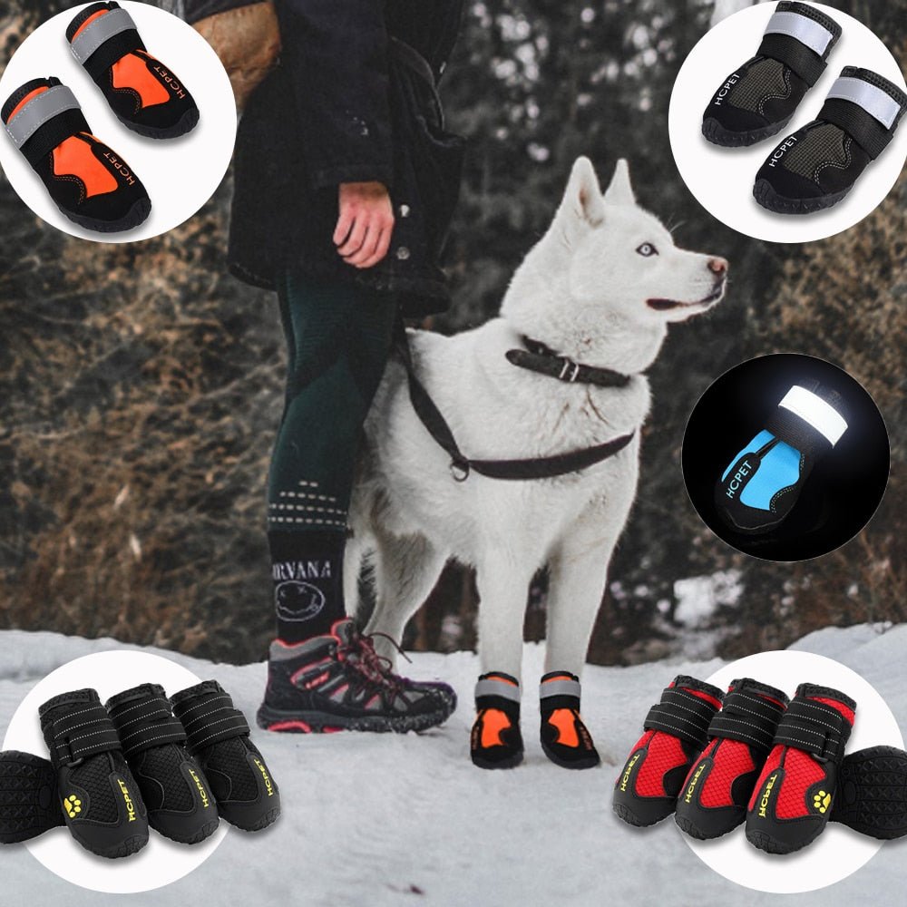 Waterproof Reflective Dog Boots - Carbone's Marketplace