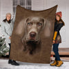 Weimaraner Face Hair Blanket - Carbone's Marketplace