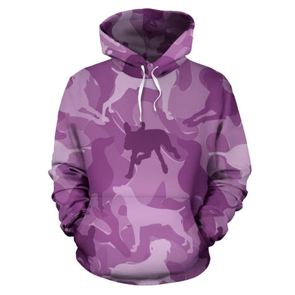 Weimaraner Pink Hoodie - Carbone's Marketplace