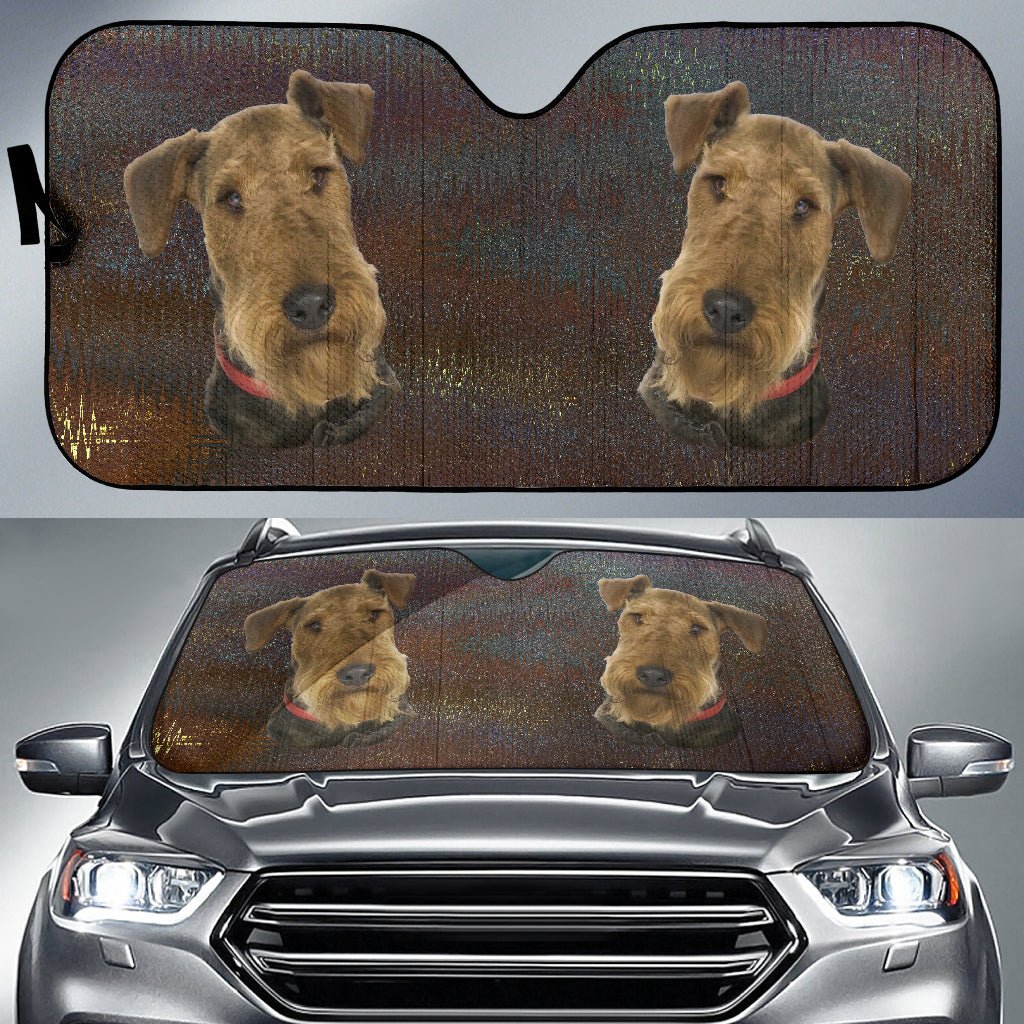 Welsh Terrier Auto Sun Shade - Carbone's Marketplace