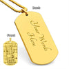 Where It All Began – Personalized Map Dog Tag Necklace - Carbone's Marketplace