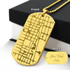 Where It All Began – Personalized Map Dog Tag Necklace - Carbone's Marketplace