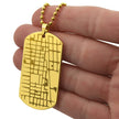 Where It All Began – Personalized Map Dog Tag Necklace - Carbone's Marketplace