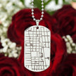 Where It All Began – Personalized Map Dog Tag Necklace - Carbone's Marketplace