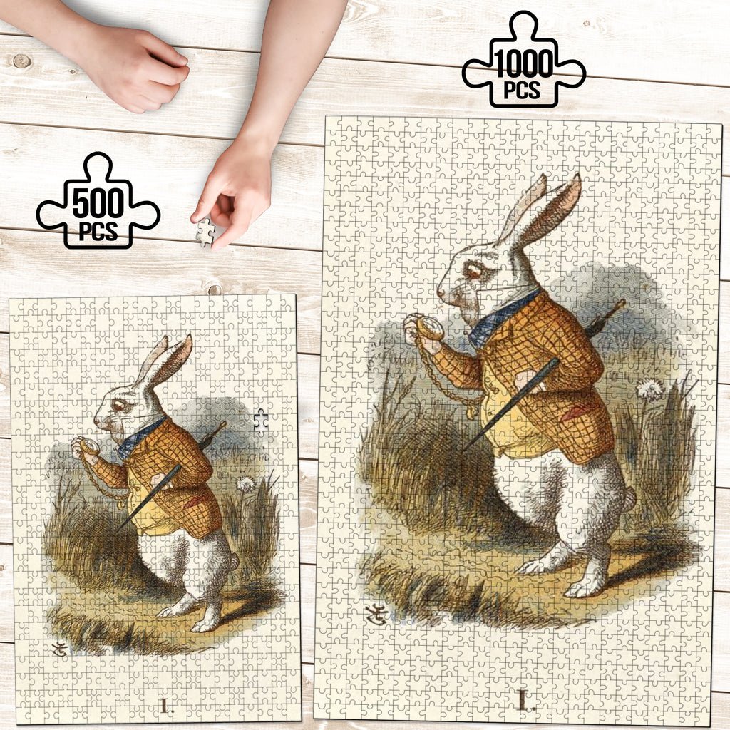 White Rabbit Jigsaw Puzzle - Carbone's Marketplace