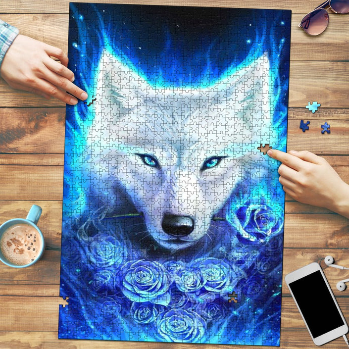 White Wolf Jigsaw Puzzle - Carbone's Marketplace