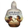 Wild Hearts Can't Be Broken All Over Print Hoodie - Carbone's Marketplace