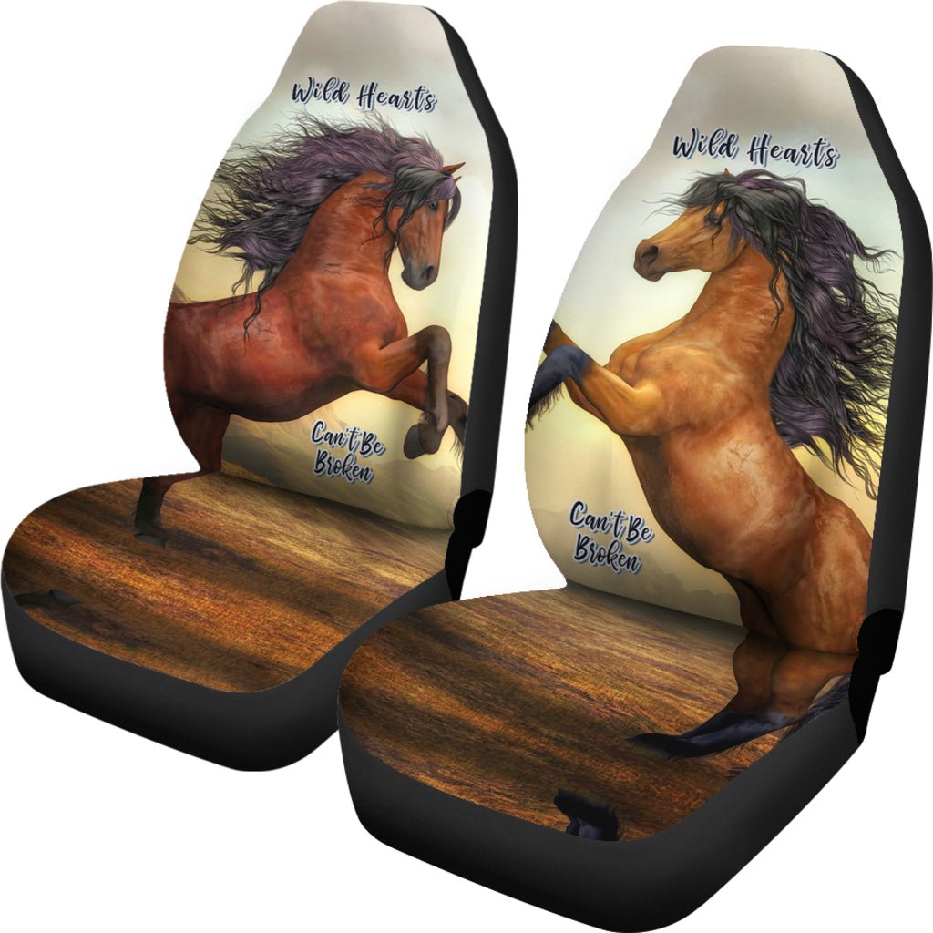 Wild Hearts Can't Be Broken Car Seat Covers For Horse Lovers - Carbone's Marketplace