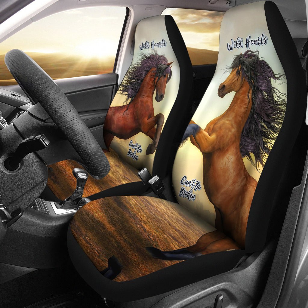 Wild Hearts Can't Be Broken Car Seat Covers For Horse Lovers - Carbone's Marketplace