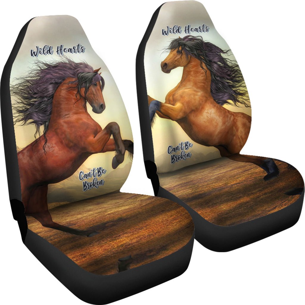 Wild Hearts Can't Be Broken Car Seat Covers For Horse Lovers - Carbone's Marketplace