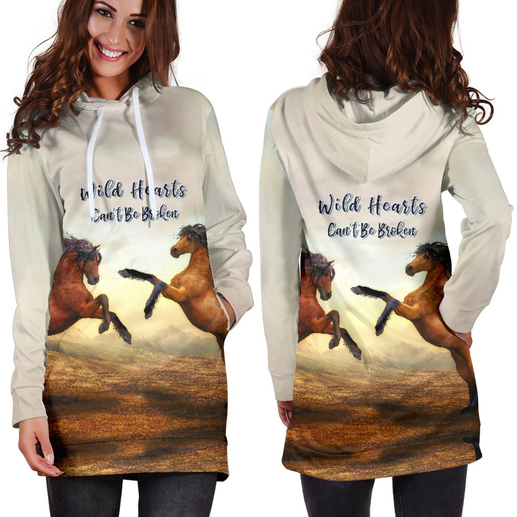 Wild Hearts Can't Be Broken Hoodie Dress - Carbone's Marketplace