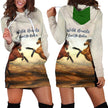 Wild Hearts Can't Be Broken Hoodie Dress for Horse Lovers - Carbone's Marketplace