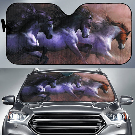 Wild horses Auto Sun Shade - Carbone's Marketplace