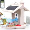 Wireless WiFi Solar Camera Bird Feeder 5200 mAh Battery 2.5L Capacity 1080HD Night Vision Bird Feeders For Outdoor Bird Watching - Carbone's Marketplace