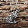 Wolf Head Necklace Pendant - Carbone's Marketplace