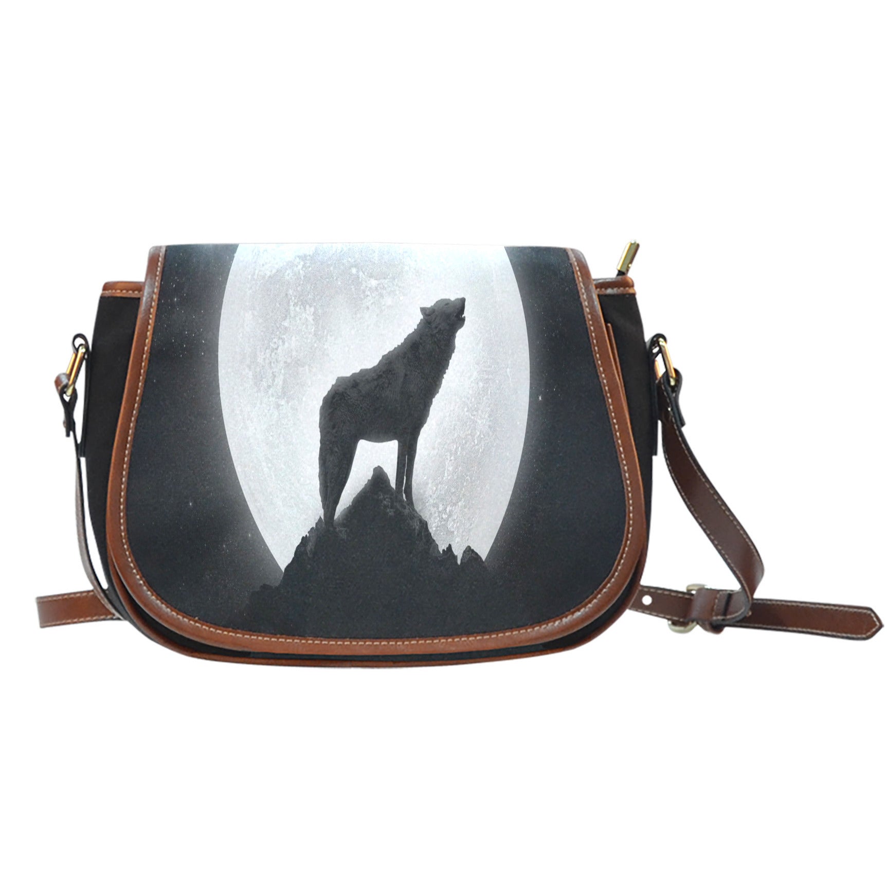 Wolf Howl Saddle Bag - Carbone's Marketplace