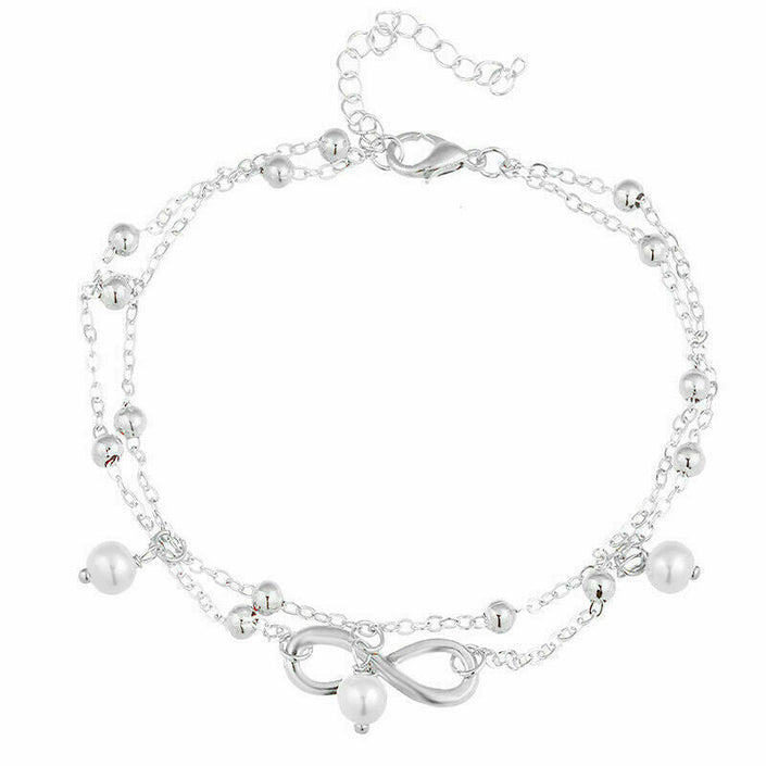 Women Double Ankle Bracelet - Carbone's Marketplace