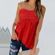 Women Sexy Off Shoulder Shirts Irregular Hem Blouse Shir - Carbone's Marketplace