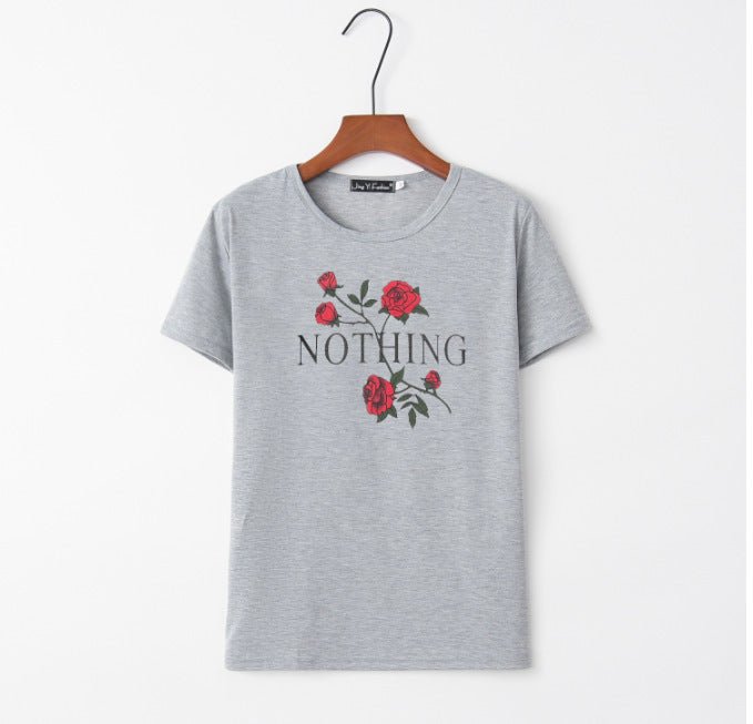 Women Summer Casual Blouse Shirt Loose T-Shirts Tops - Carbone's Marketplace