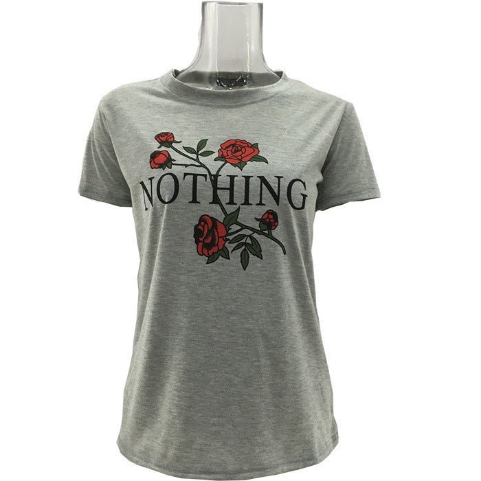 Women Summer Casual Blouse Shirt Loose T-Shirts Tops - Carbone's Marketplace