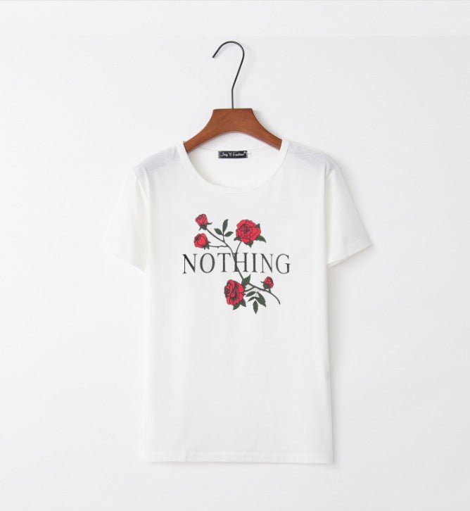 Women Summer Casual Blouse Shirt Loose T-Shirts Tops - Carbone's Marketplace
