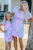 Women Tie - Dye Belted T-Shirt Dress - Carbone's Marketplace