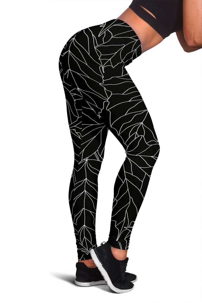 Women's Autumn Leaves Leggings - Carbone's Marketplace