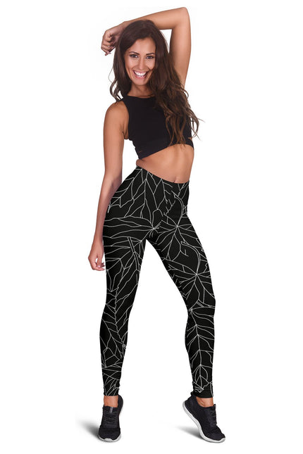 Women's Autumn Leaves Leggings - Carbone's Marketplace