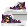 Women's High Tops Calavera Violet (White Soles) - Carbone's Marketplace