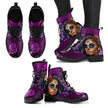 Women's Leather Boots Calavera (Violet) - Carbone's Marketplace