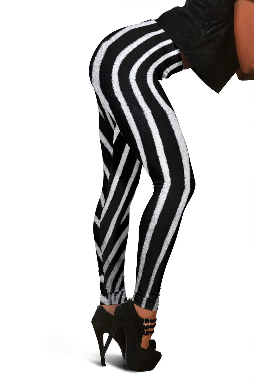 Women's Leggings - Zebra - Carbone's Marketplace