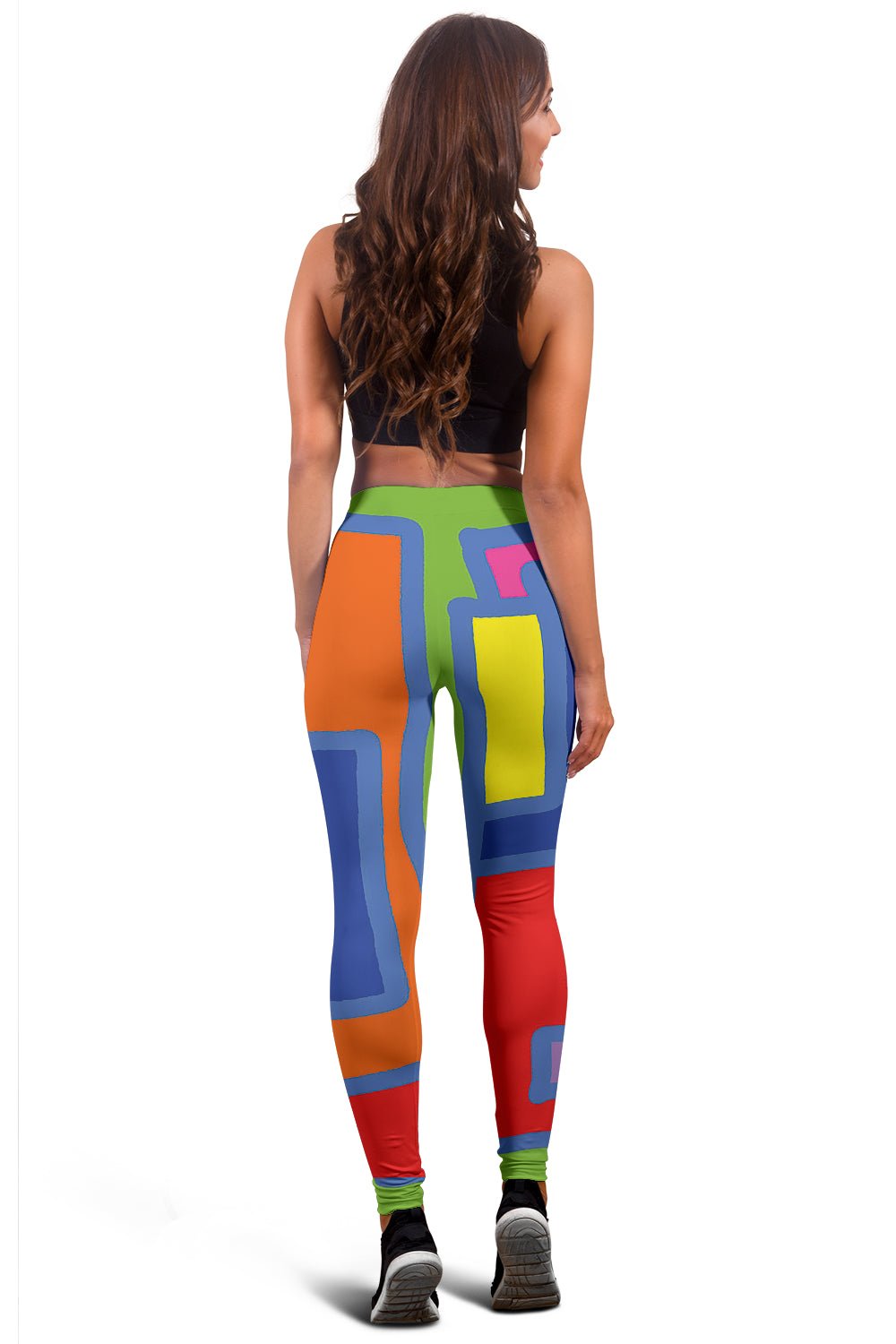 Women's Leggins Square Colors - Carbone's Marketplace