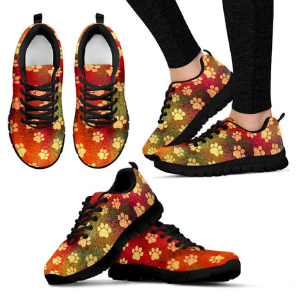 Women's paw prints sneakers - Carbone's Marketplace