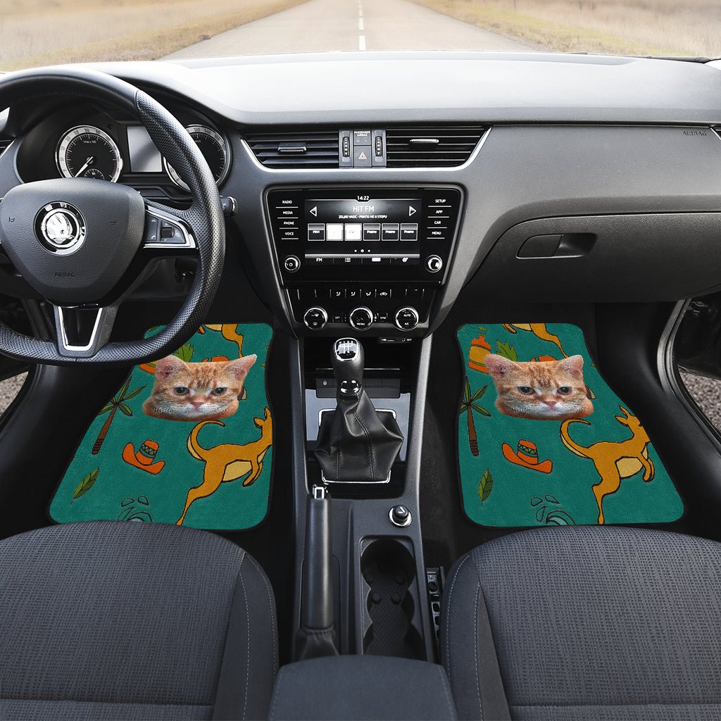 Yellow cat Car Floor Mat - Carbone's Marketplace