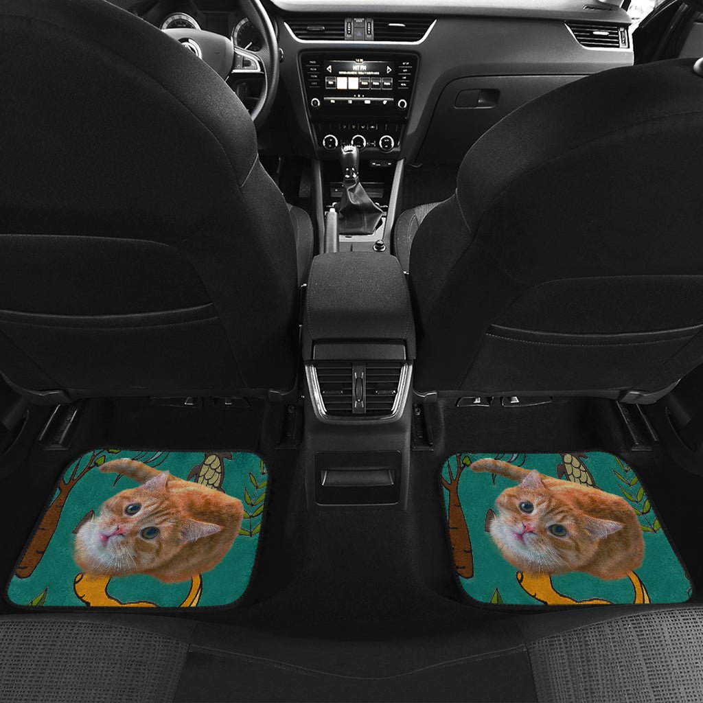 Yellow cat Car Floor Mat - Carbone's Marketplace