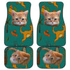 Yellow cat Car Floor Mat - Carbone's Marketplace