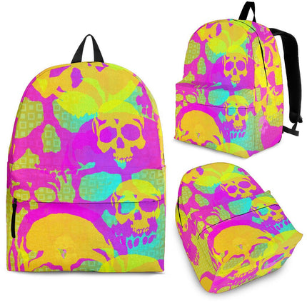 Yellow skulls backpacks - Carbone's Marketplace