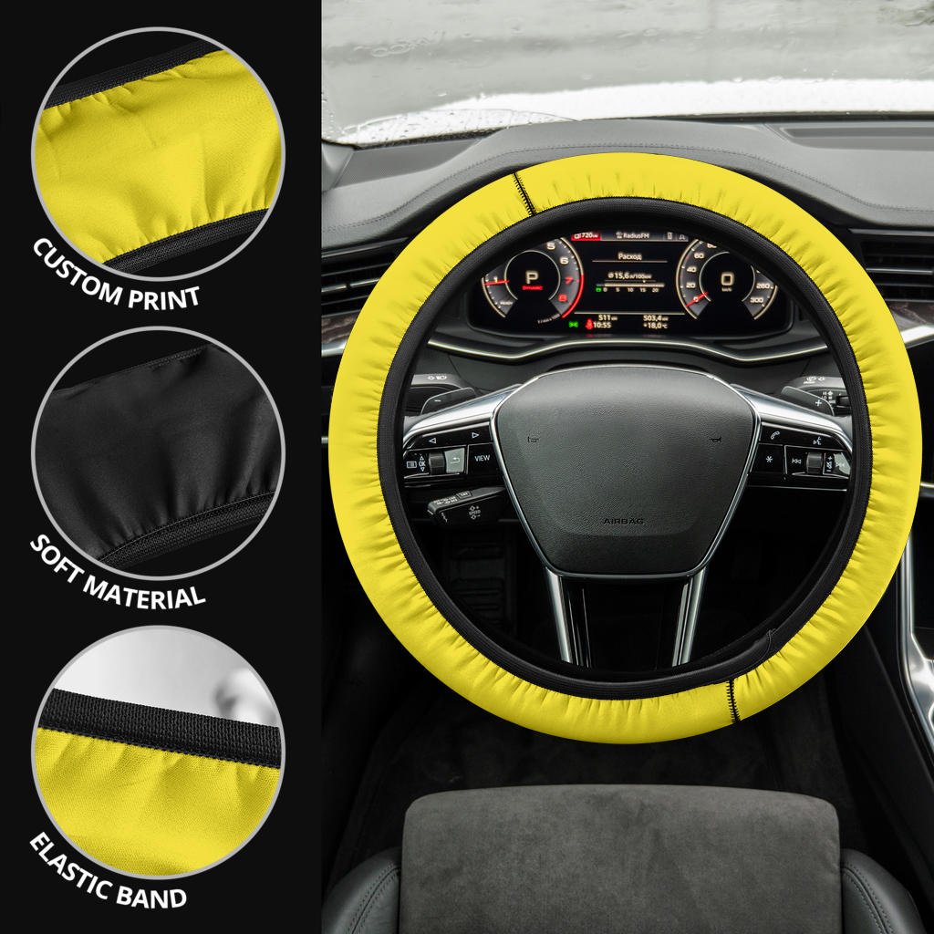 Yellow Steering Wheel Cover - Carbone's Marketplace